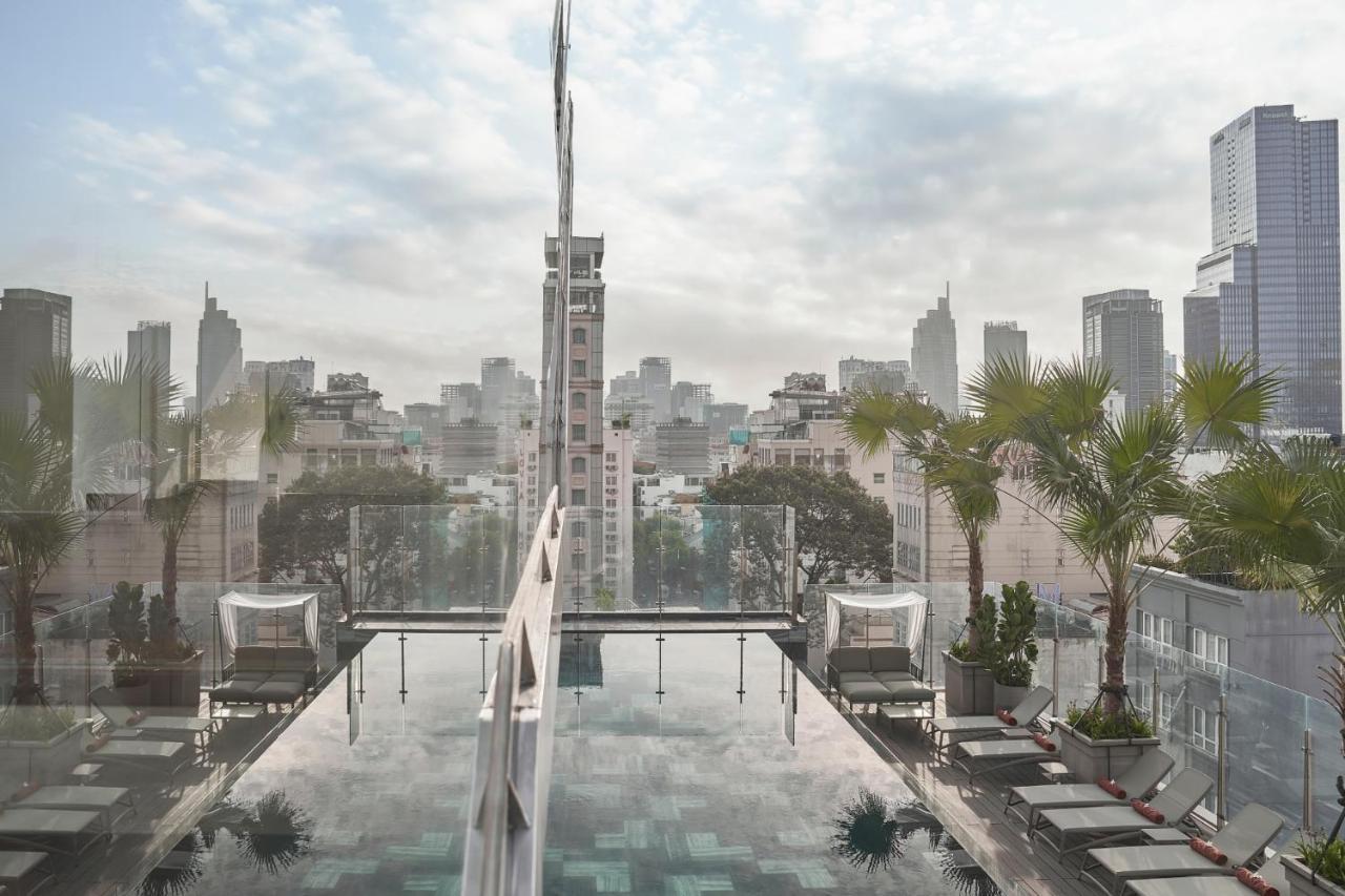 La Siesta Premium Saigon Hotell Ho Chi Minh-byen Eksteriør bilde View from the rooftop pool