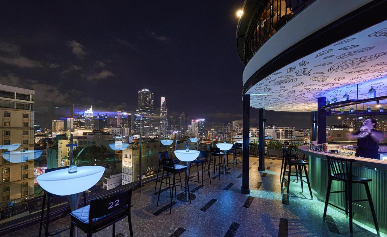 La Siesta Premium Saigon Hotell Ho Chi Minh-byen Eksteriør bilde Sky Bar